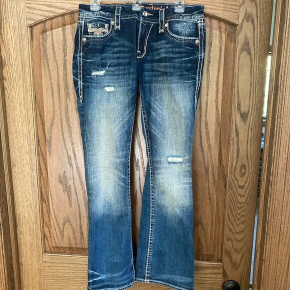 Rock Revival Women's Jeans, Easy Boot Cut, Size 28 Waist, Standard Length - Picture 7 of 10